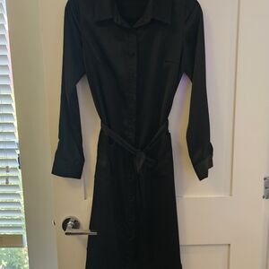 Rachel Parcell Elegant Black Shirt Dress Size XS